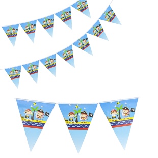 Гирлянда Флажки, Пираты, 300 см, 1 шт.