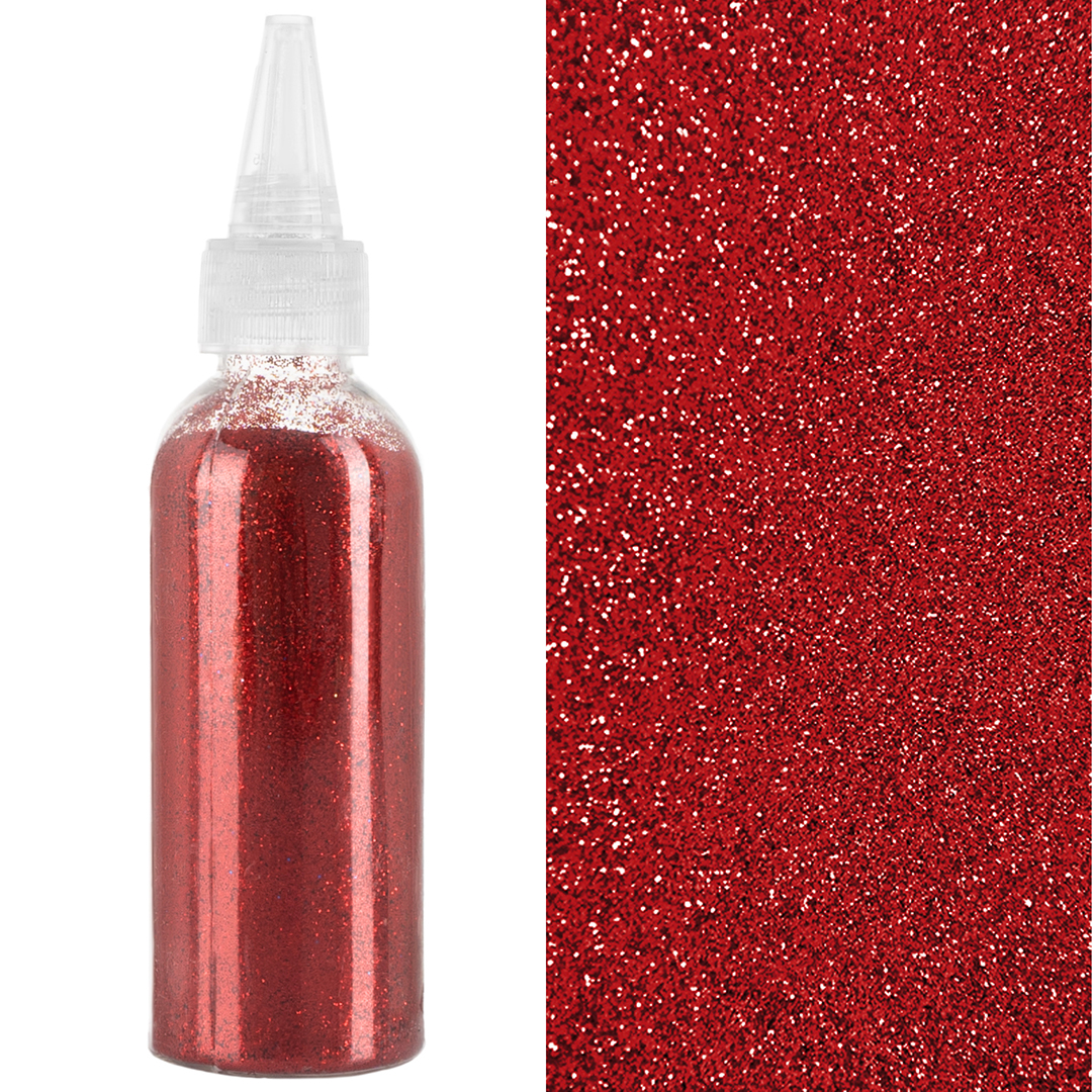 Глиттер Красный, 80 г.