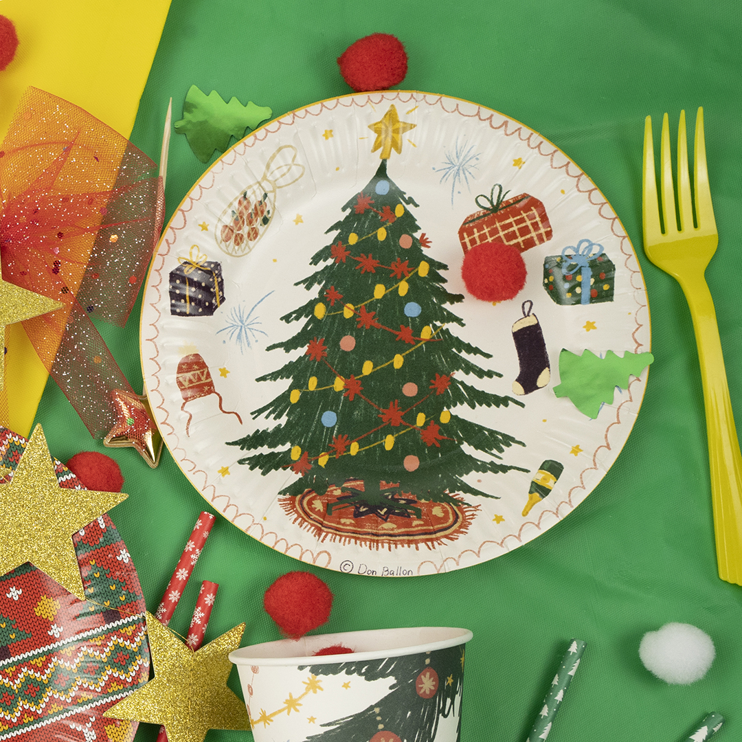 Тарелки (7''/18 см) Новогоднее настроение, 6 шт.