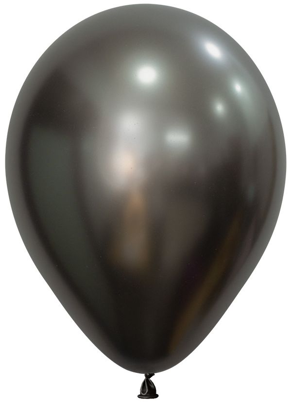 Шар (12''/30 см), Полуночный Серый (880), шелк, 12 шт.