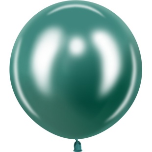 Шар (36''/91 см), Зеленый, хром, 1 шт.
