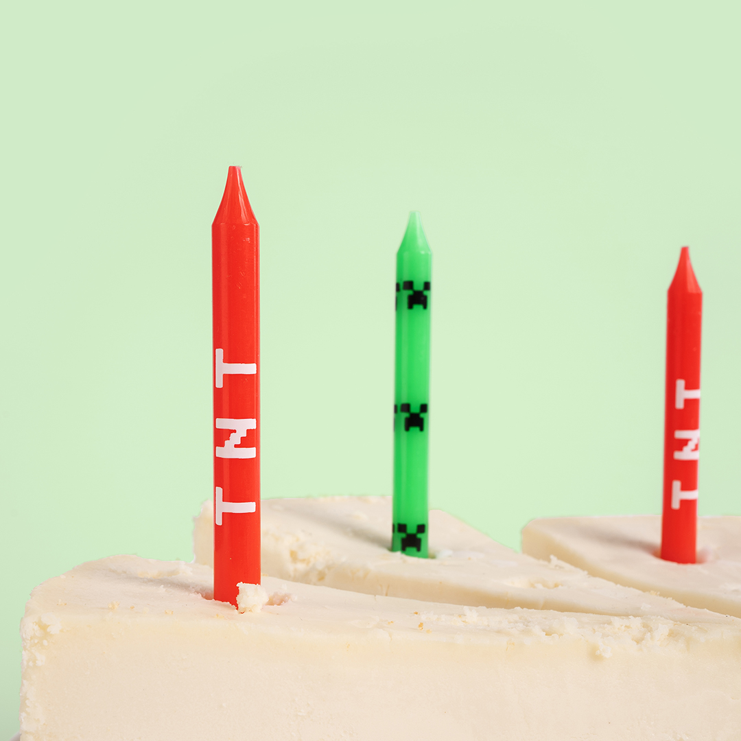 Свечи Пиксели, 0,8*8 см, 8 шт.