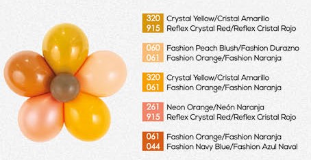 Шар (12''/30 см), Оранжевый (061), пастель, 50 шт.