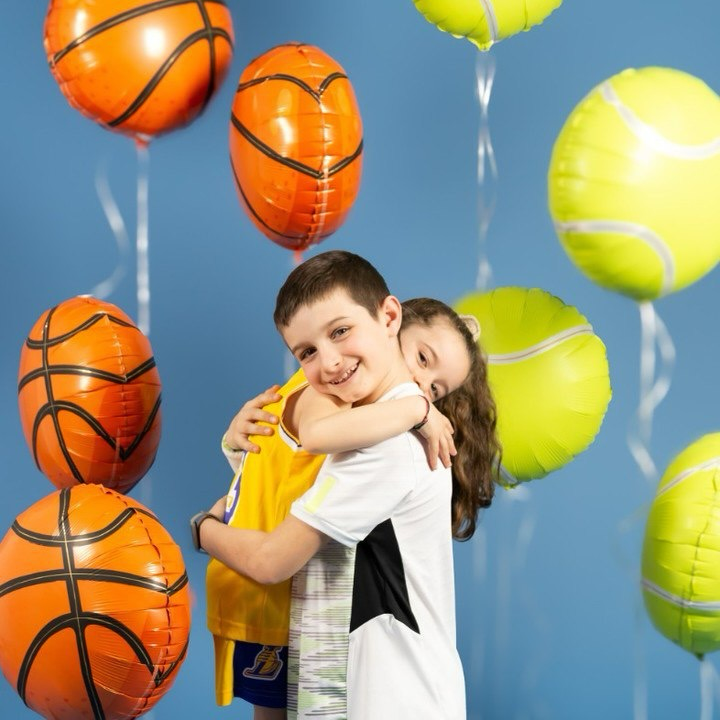 Шар (18''/46 см) Круг, Баскетбольный мяч, 1 шт.