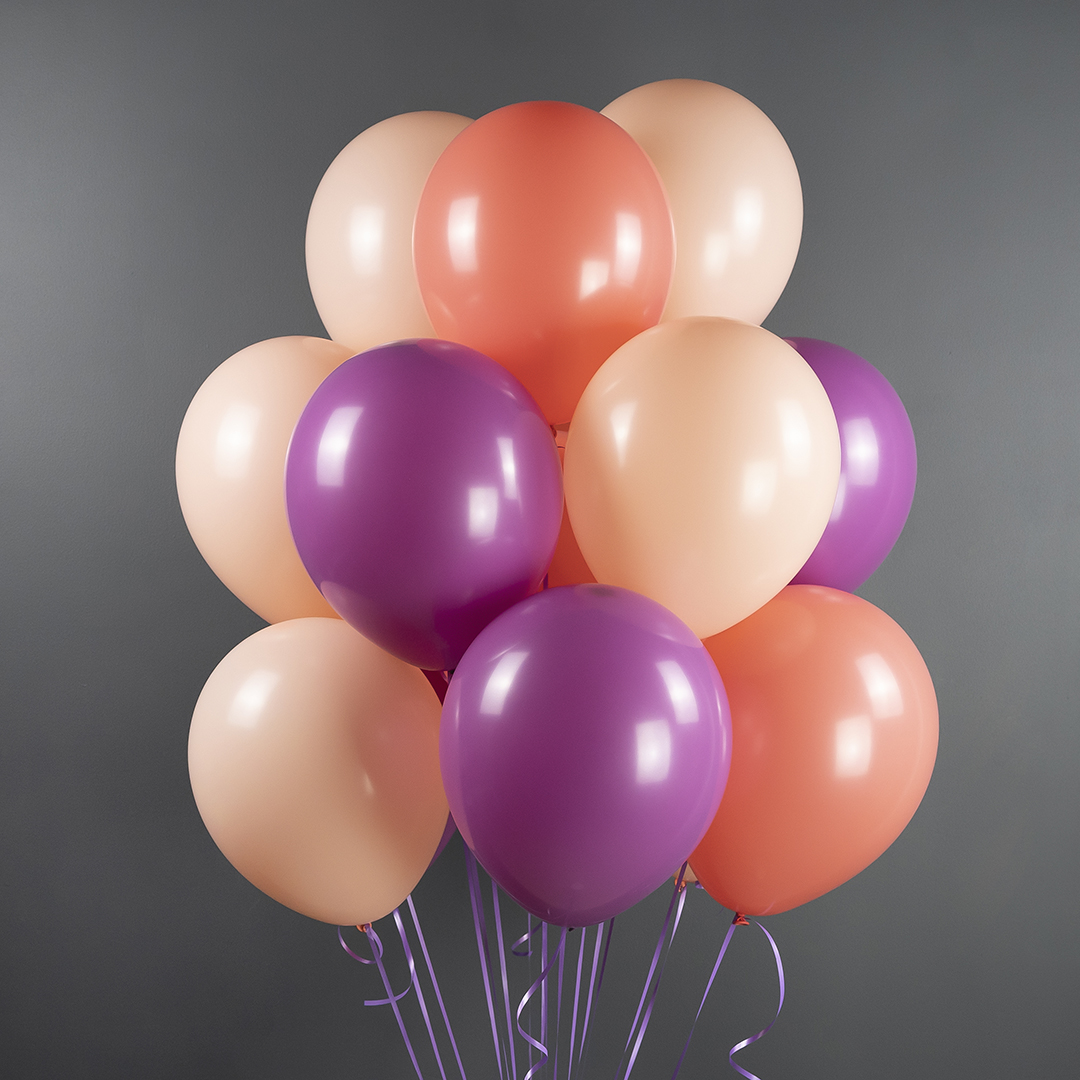 Шар (12''/30 см), Тропический коралл (059), пастель, 50 шт.