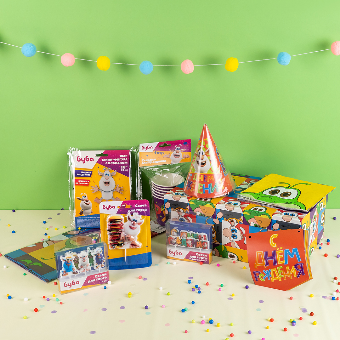 Колпаки, Буба, 6 шт. в упак. 