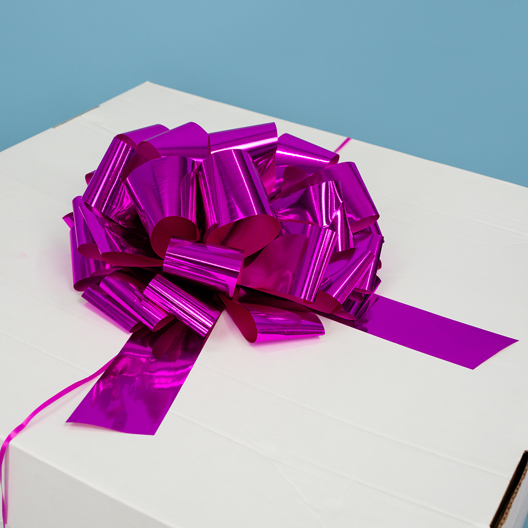 Бант Шар, Фуше, Металлик, 36 см, 1 шт. в упак. 