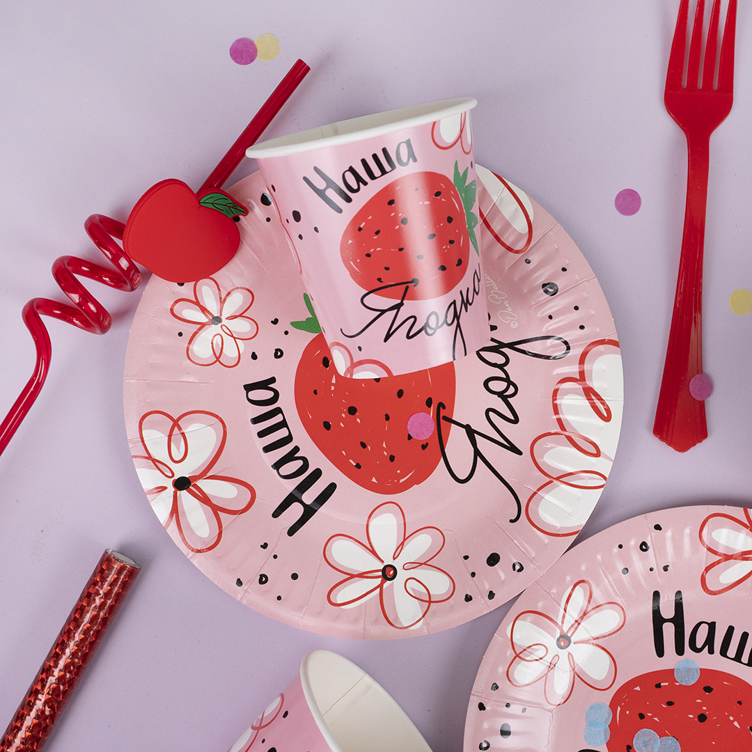 Стаканы (250 мл) Наша Ягодка, 6 шт.