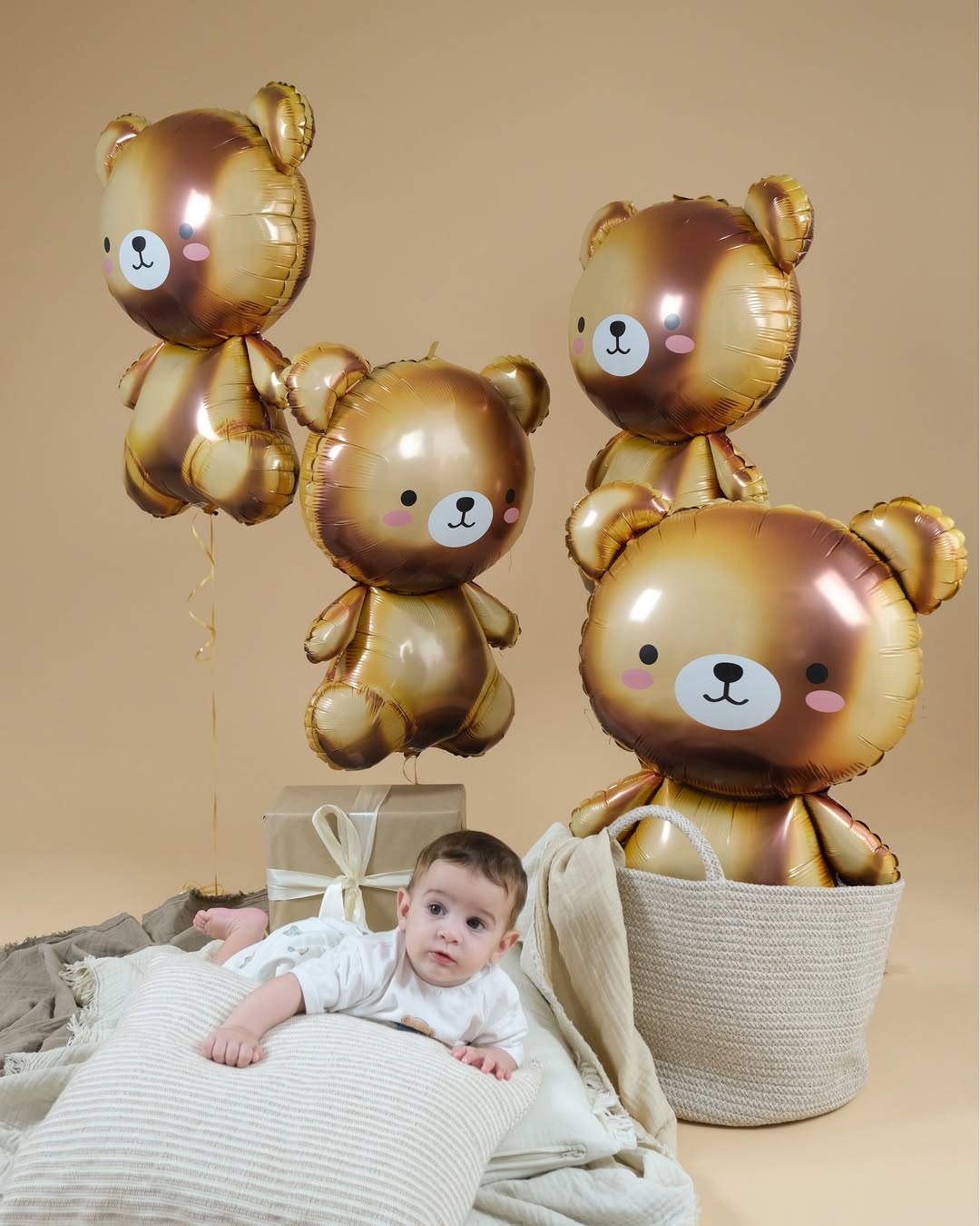 Шар (29''/74 см) Фигура, Милый мишка, 1 шт. в уп.