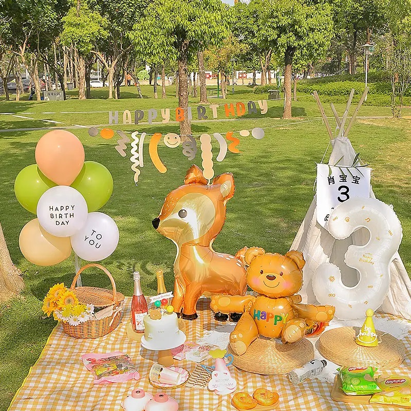 Шар (41''/104 см) Фигура, Лесной Олень, 1 шт. в уп.