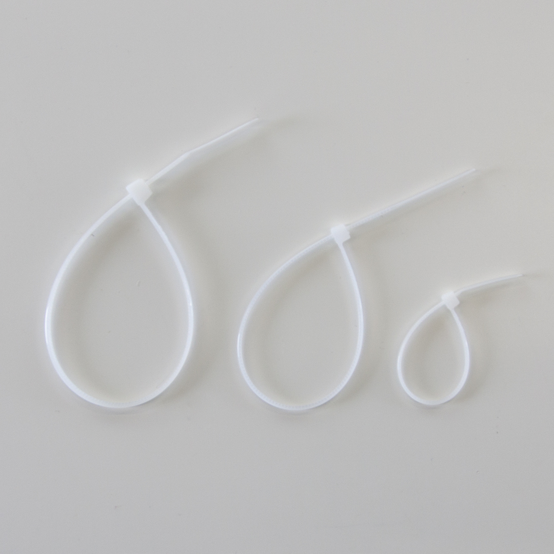 Стяжка (хомут) 2,5*180 мм. Белый, 100 шт.