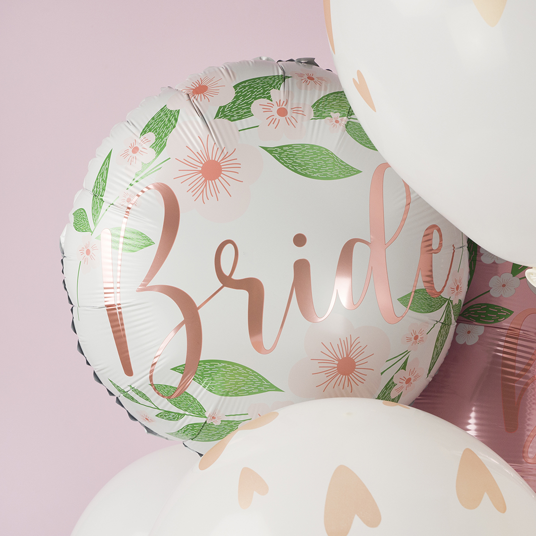 Шар (18''/46 см) Круг, Bride, 1 шт.
