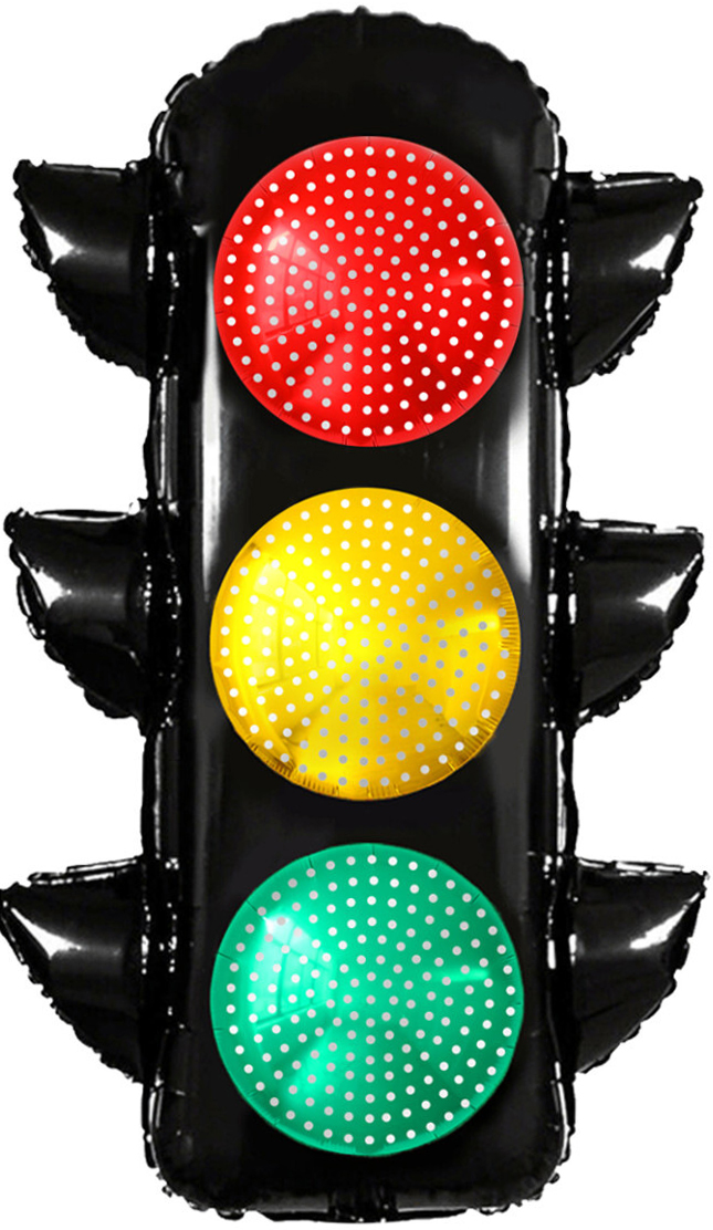 Шар (32''/81 см) Фигура, Светофор, 1 шт. в уп.