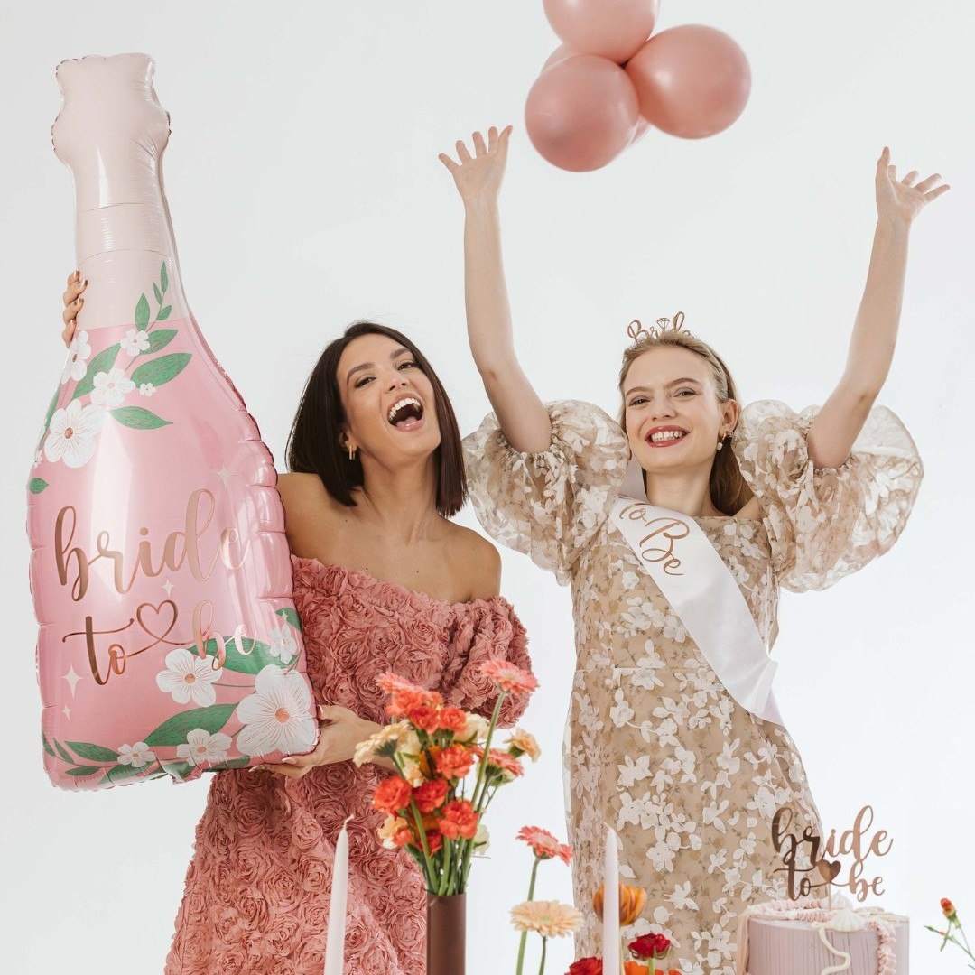 Шар (36''/91 см) Фигура, Бутылка Шампанское для Невесты, 1 шт.