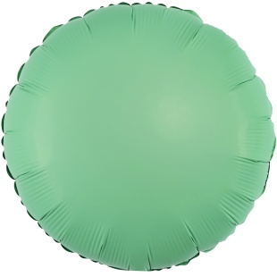 Шар (18''/46 см) Круг, Мятный, Матовый, 1 шт.
