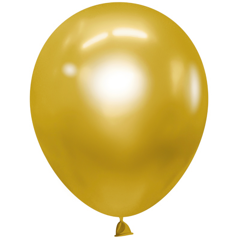Шар (12''/30 см), Золото, металлик, 100 шт.