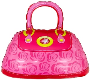 Шар (22''/56 см) Фигура, Сумочка, Розовый, 1 шт. в уп.