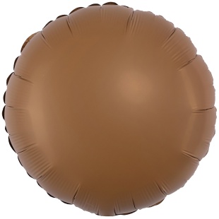 Шар (18''/46 см) Круг, Шоколад, Матовый, 1 шт.