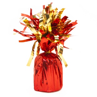 Грузик Конус, Красный/Золото, Металлик, 12 шт.