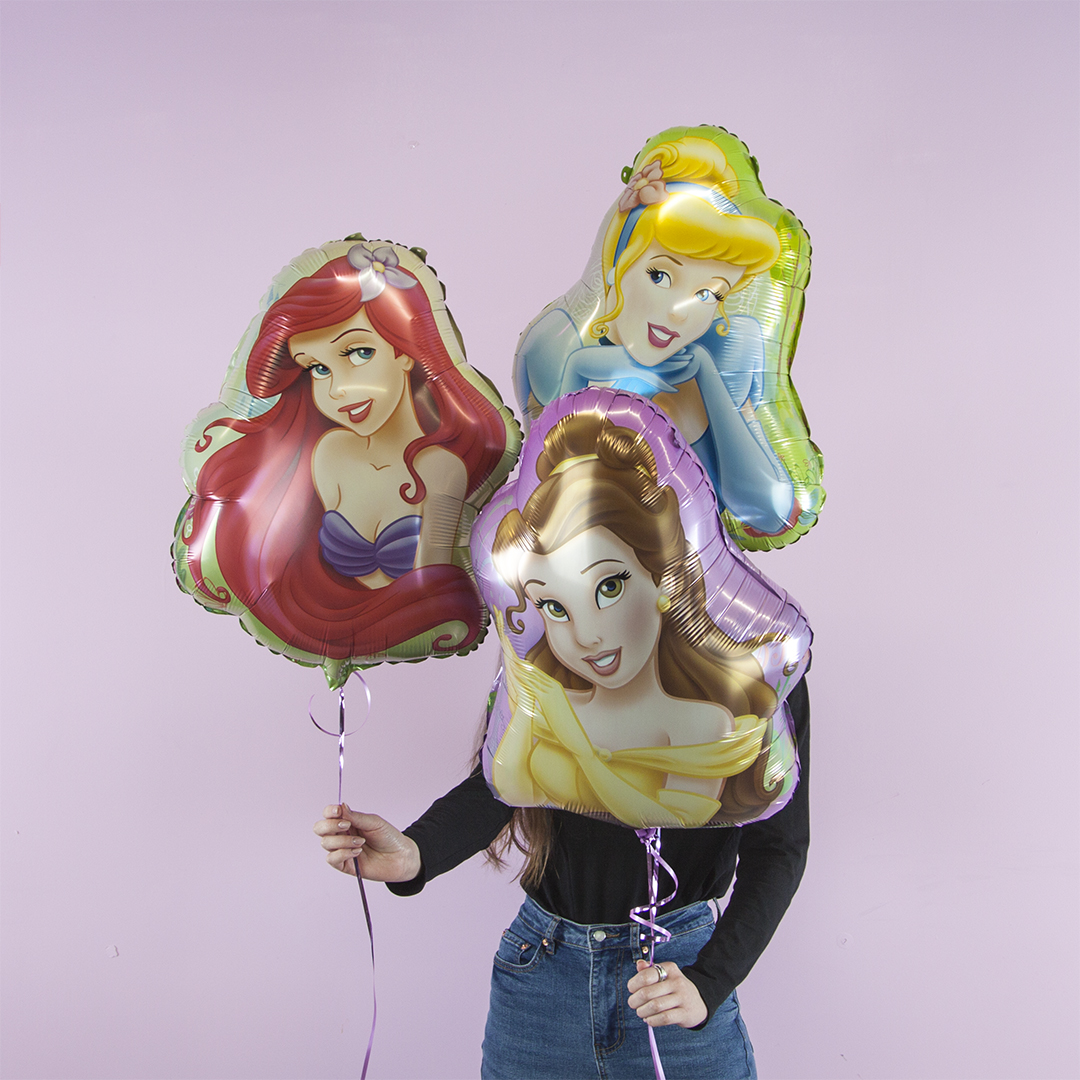 Шар (26''/66 см) Фигура, Принцесса, Русалочка Ариэль, 1 шт.