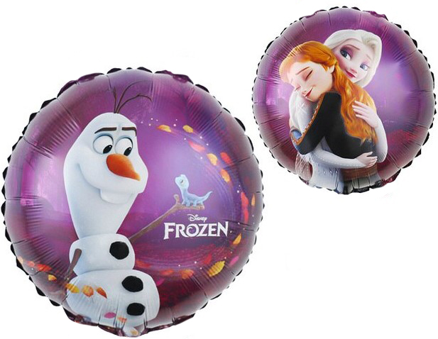 Шар (18''/46 см) Круг, Холодное сердце 2, 1 шт.