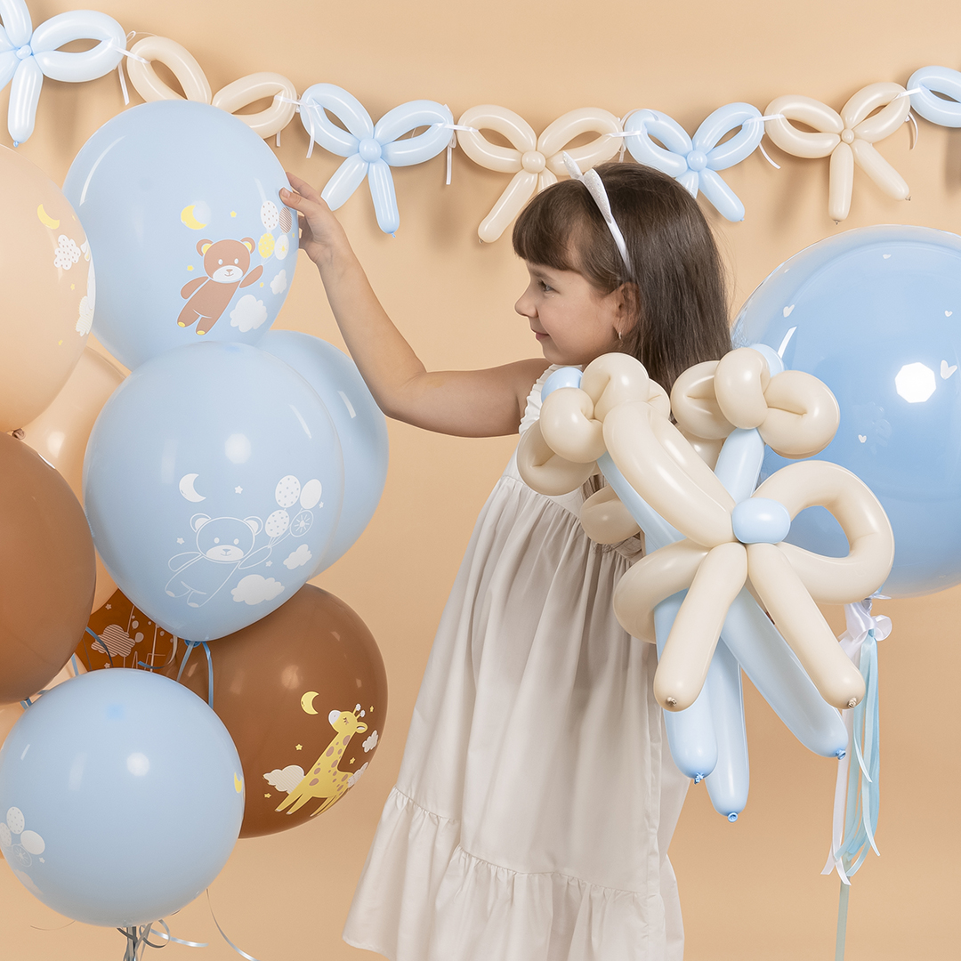 Шар (2''/5 см) ШДМ, Голубой, пастель, 100 шт.