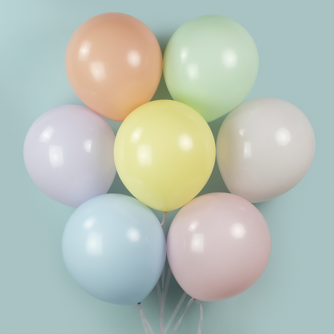 Шар (18''/46 см), Нежная мята, макарунс, 10 шт.