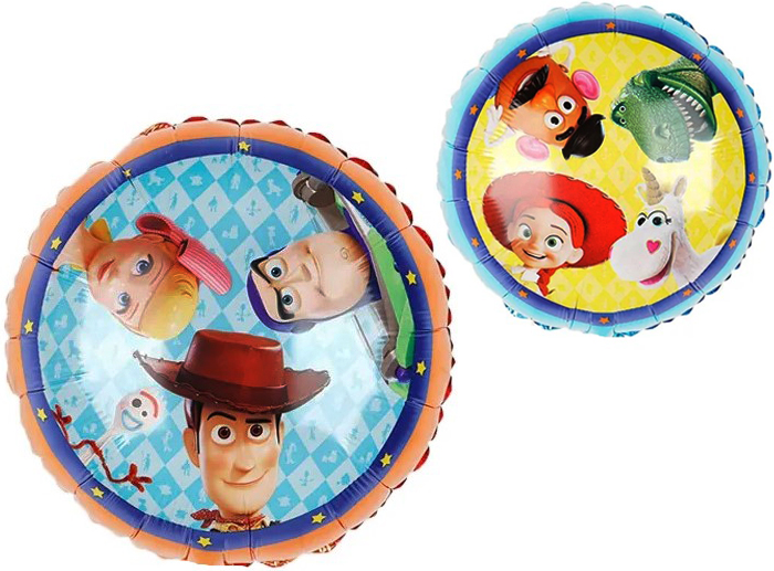 Шар (18''/46 см) Круг, История Игрушек, 1 шт.