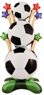 Шар 3D (62''/157 см) Фигура на подставке, Футбольные мячи, 1 шт.