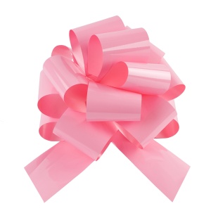 Бант Шар, Розовый, Лаковый, 21 см, 1 шт. в упак. 