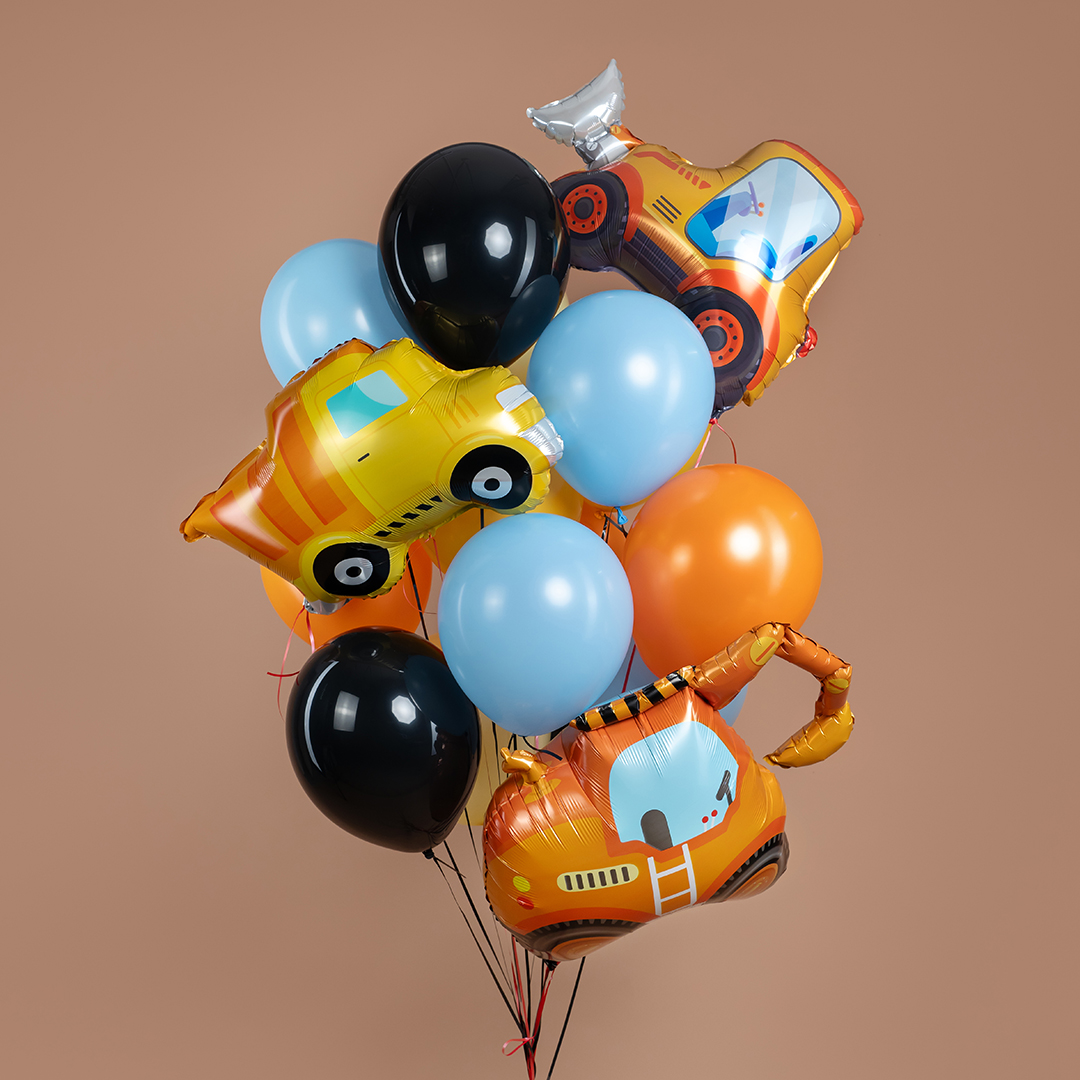 Шар (33''/84 см) Фигура, Экскаватор, 1 шт. в уп.