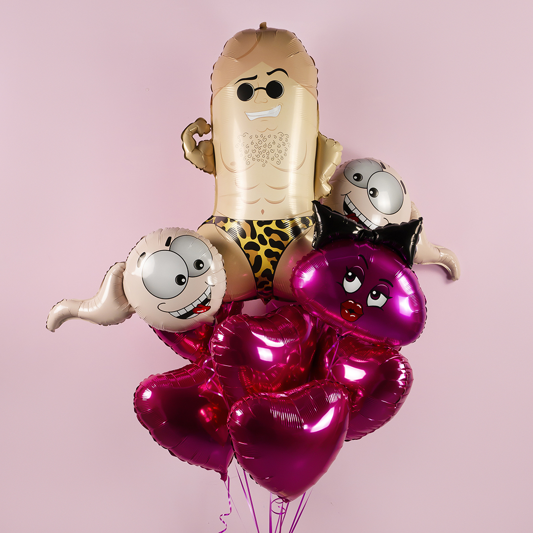 Шар (27''/69 см) Фигура, Головастик, 1 шт.