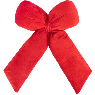 Декоративный бант Нарядный бархат, Красный, 32*40 см, 1 шт. в упак. 