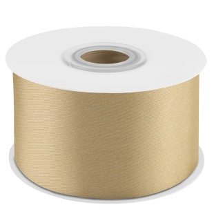 Лента атласная (3,8 см*22,85 м) Золото, 1 шт.