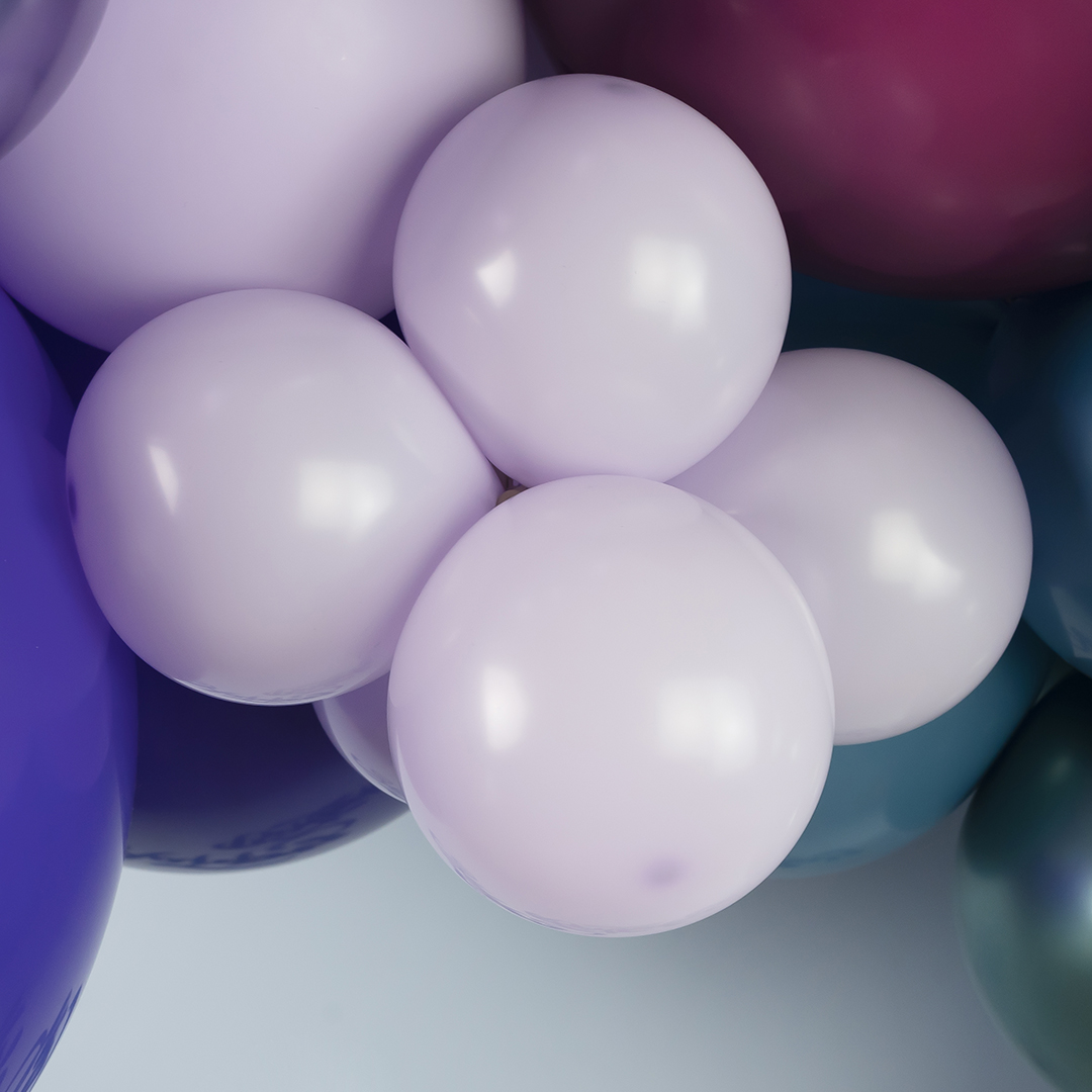 Шар (18''/46 см), Сиреневый, макарунс, 25 шт.
