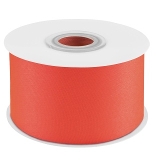 Лента атласная (3,8 см*22,85 м) Коралл, 1 шт.