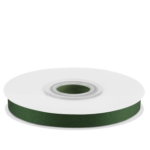 Лента атласная (0,7 см*22,85 м) Темно-зеленый, 1 шт.
