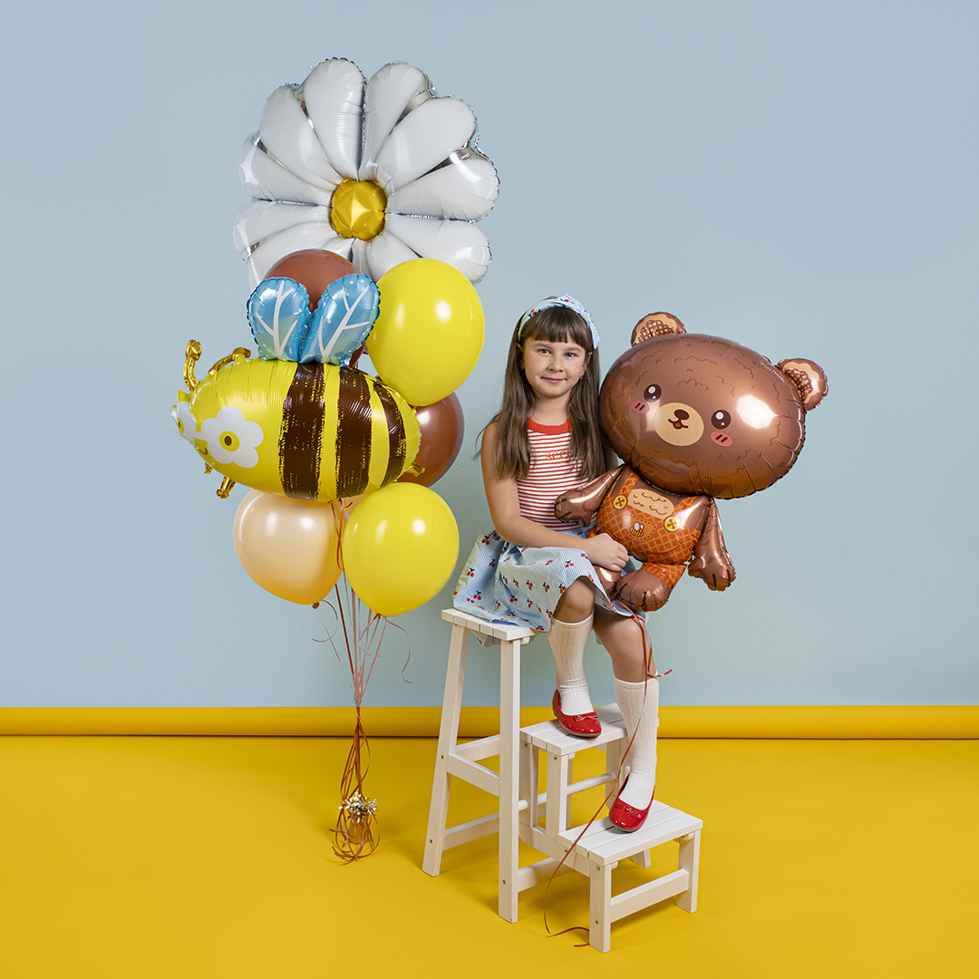 Шар (29''/74 см) Фигура, Пчела, 1 шт.