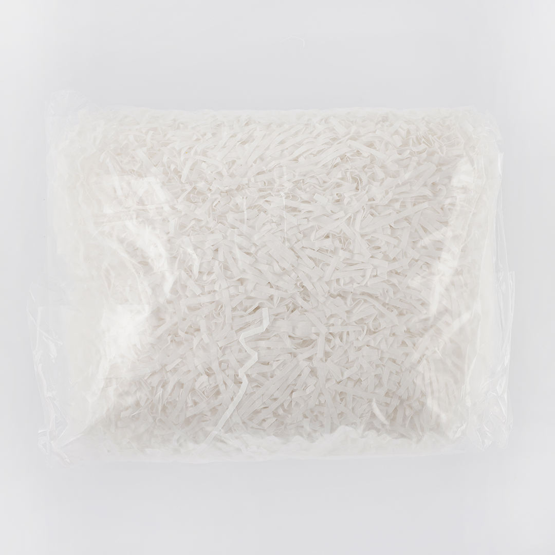 Наполнитель для коробок, бумага, Белое облако, 50 г.