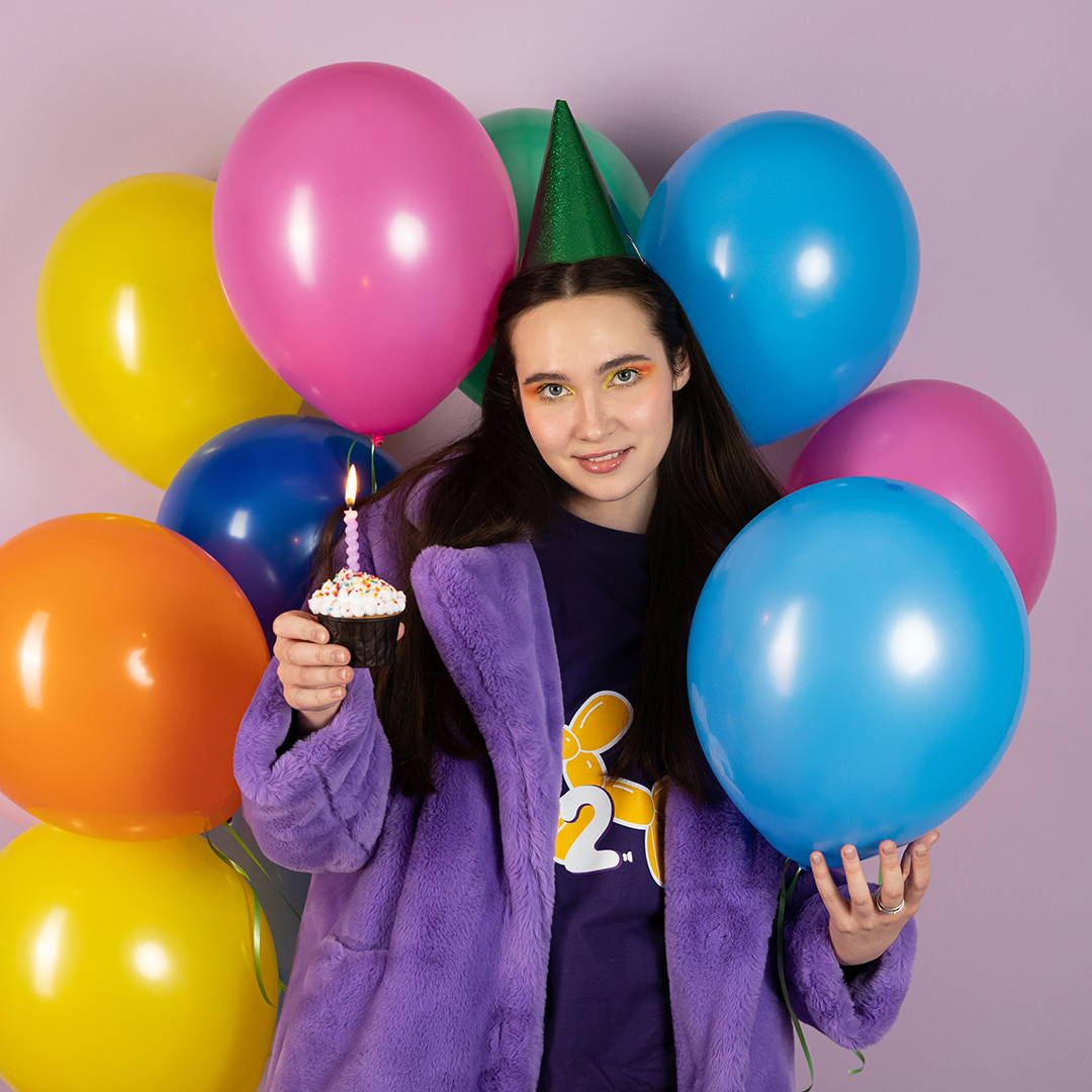 Шар (12''/30 см), Желтый, пастель, 100 шт.