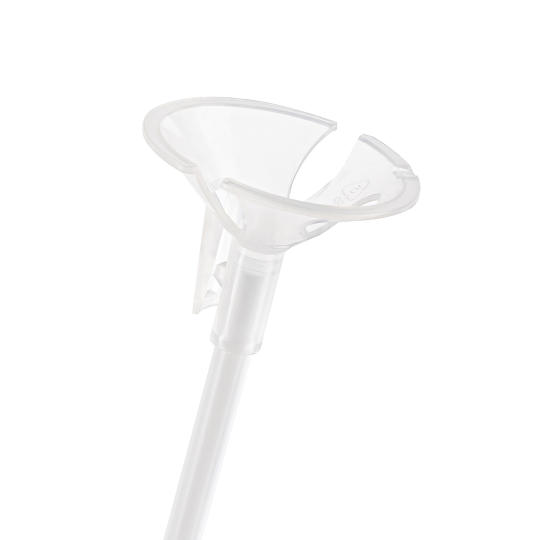 Набор палочка+насадка, микро, Белый/Прозрачный, 100 шт.