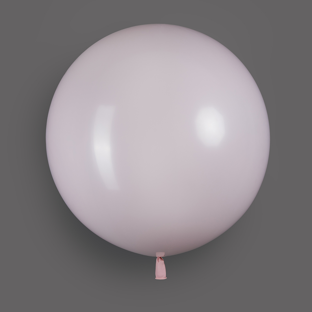 Шар (24''/61 см), Нежно-розовый, макарунс, 3 шт.