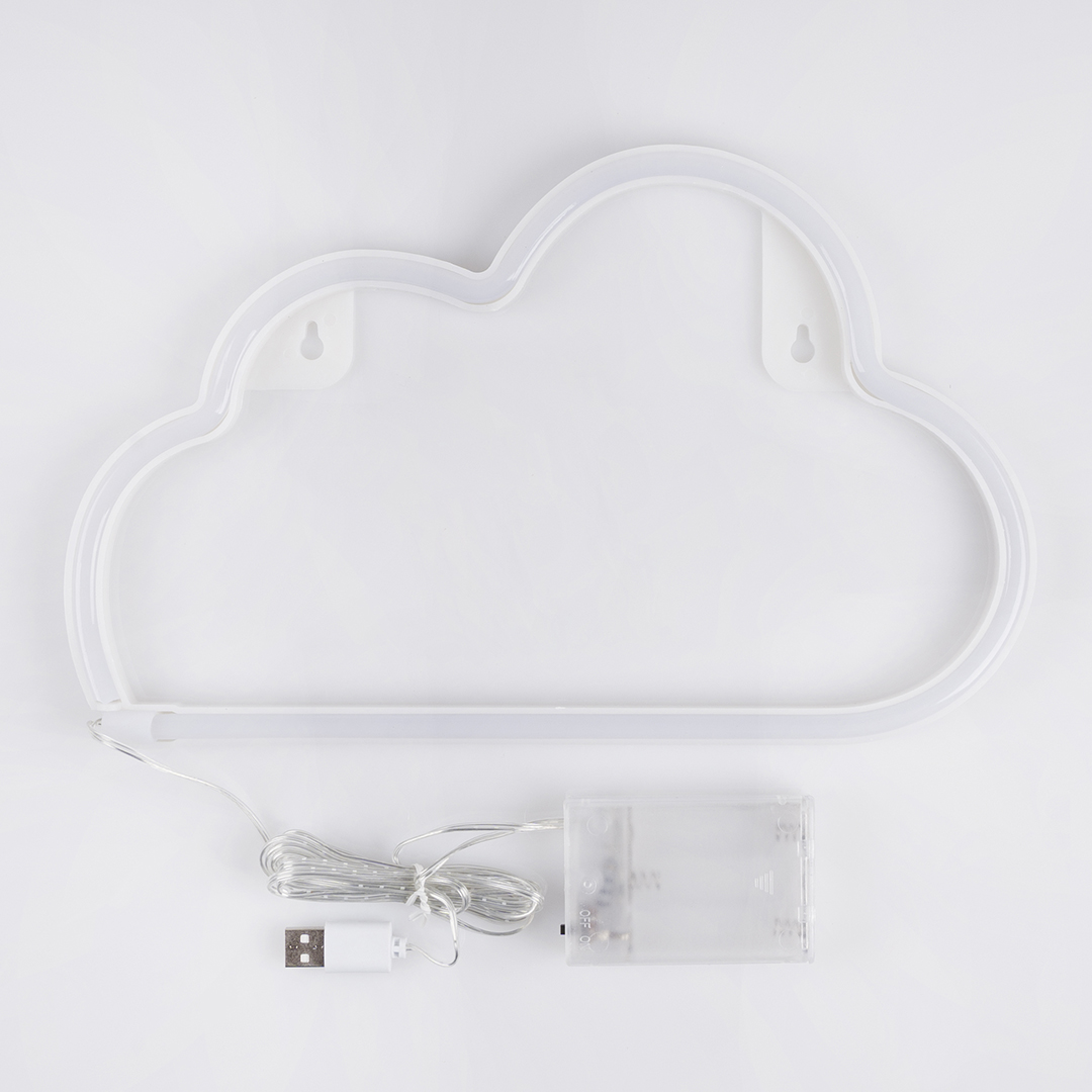 Световая фигура Облако, 19*30 см. Сиреневый, 1 шт.