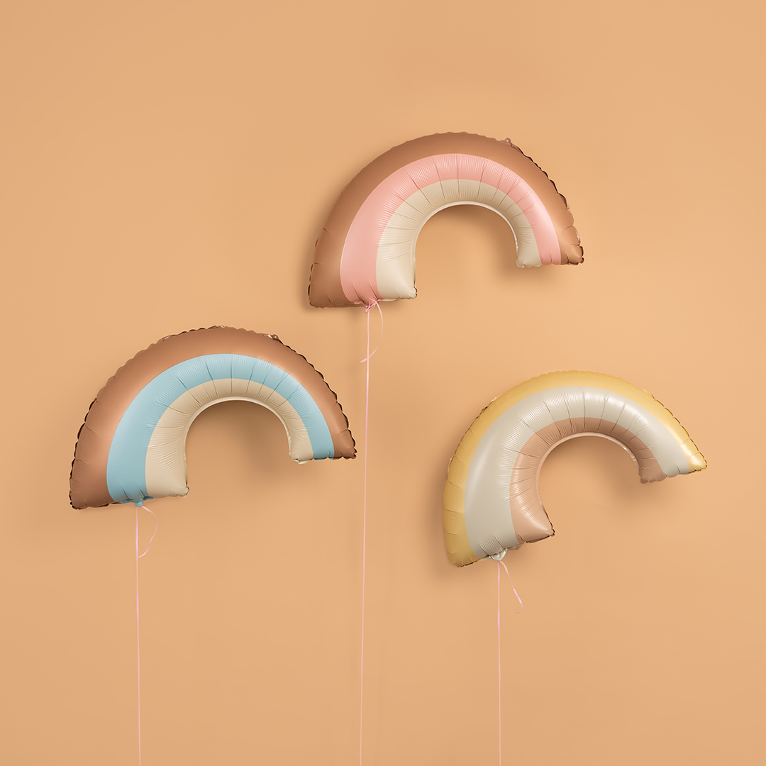 Шар (32''/81 см) Фигура, Радуга, Сатин, 1 шт.