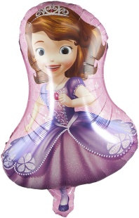 Шар (34''/86 см) Фигура, Принцесса София, 1 шт.