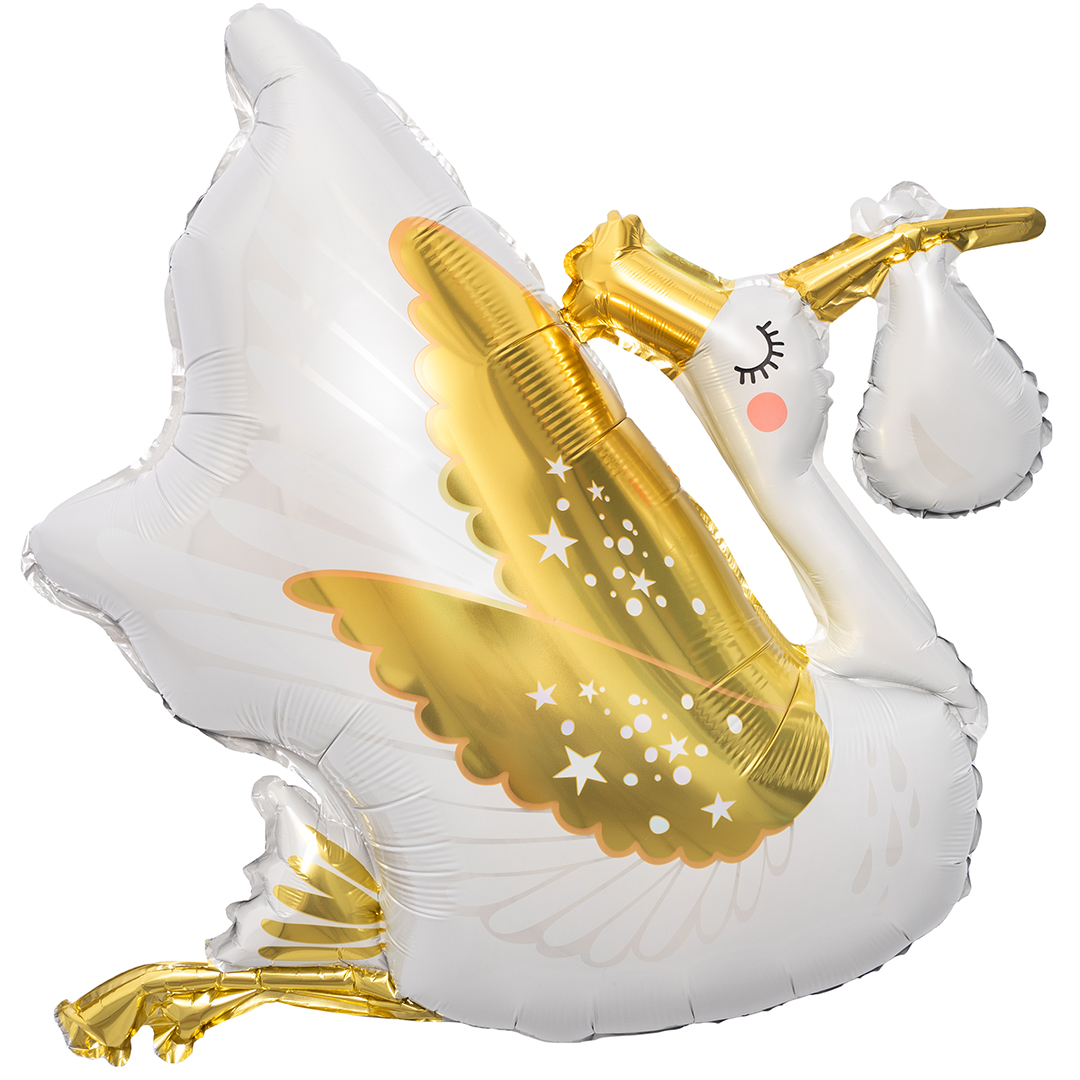 Шар (34''/86 см) Фигура, Аист, 1 шт. в уп.