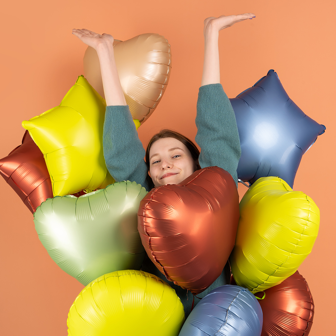 Шар (18''/46 см) Круг, Лайм, Сатин, 1 шт.