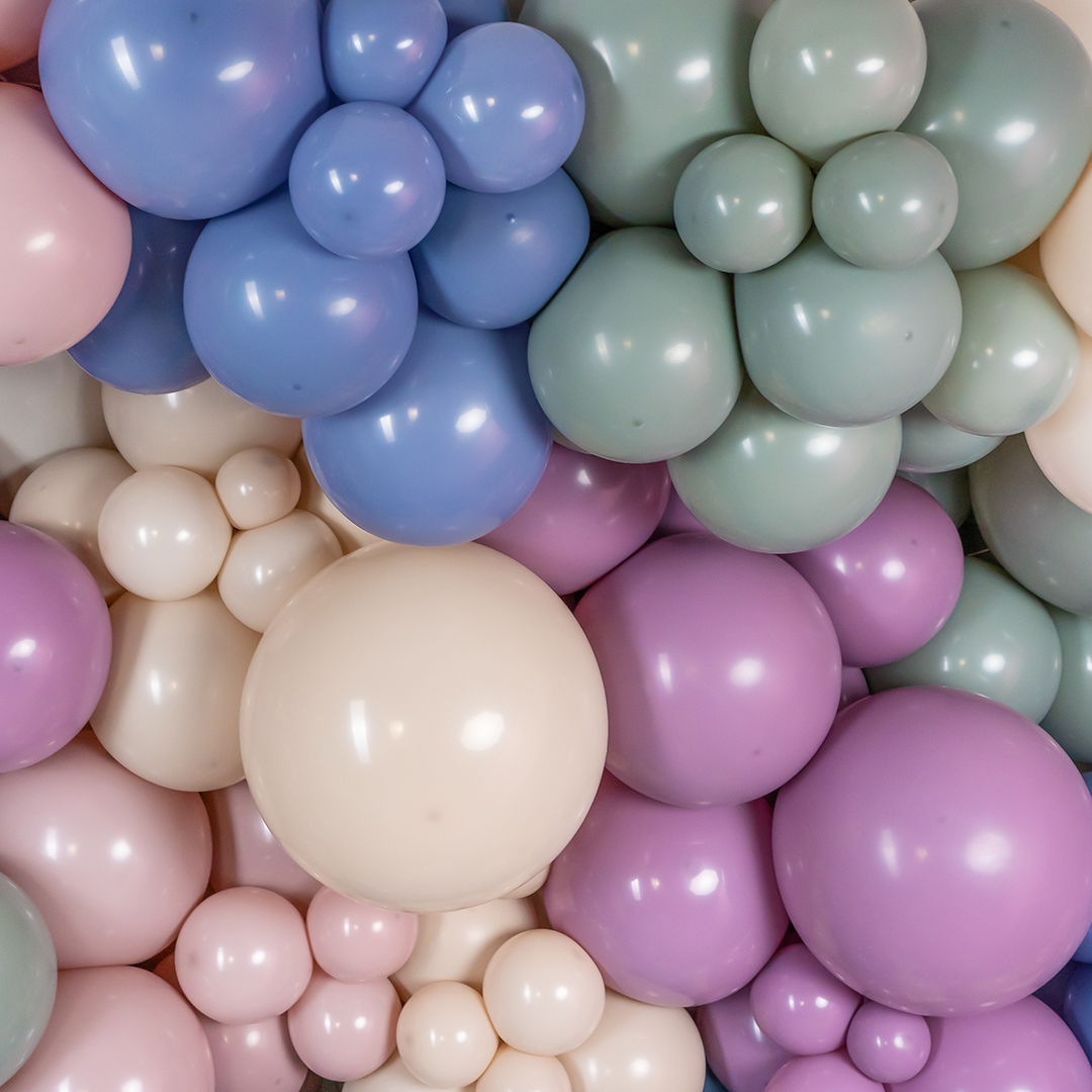 Шар (5''/13 см), Орхидея, пастель ретро, 100 шт.