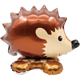 Шар 3D (18''/46 см) Фигура на подставке, Лесной Ежик, 1 шт. в уп.