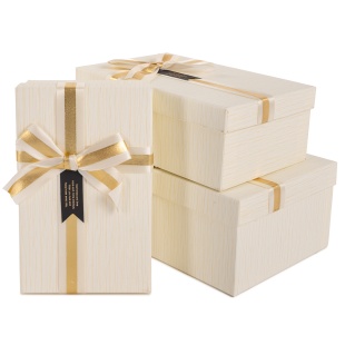 Набор коробок Элегант, Белый, 23*16*9,5 см, 3 шт. в упак. 